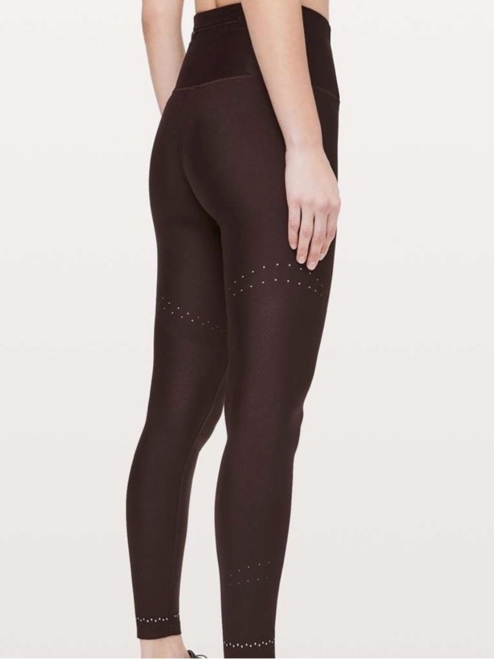 lululemon Deep Plum Leggings In Focus Run Tight NWT 6